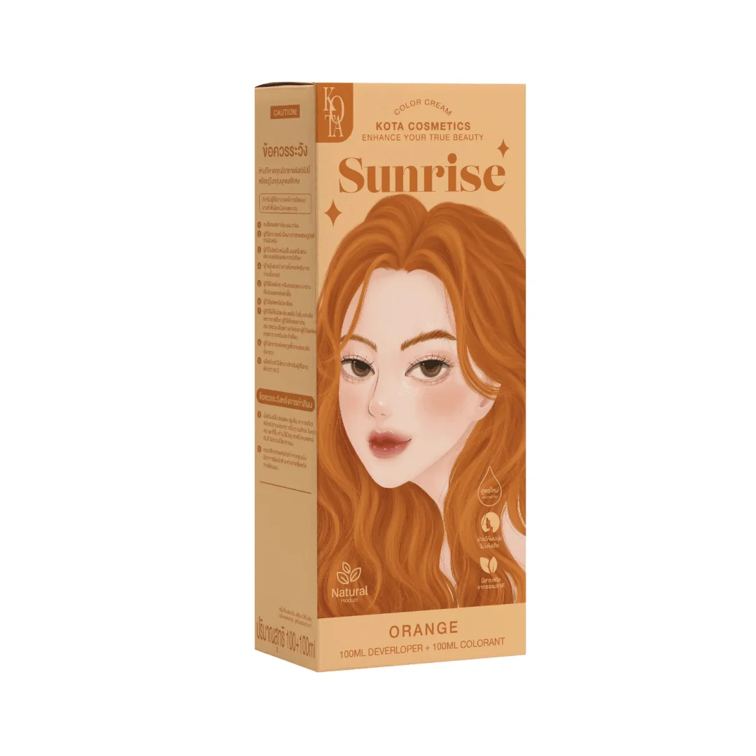 صبغة شعر لون نحاسي كوتا | Kota sunrise orange hair color - Image 2