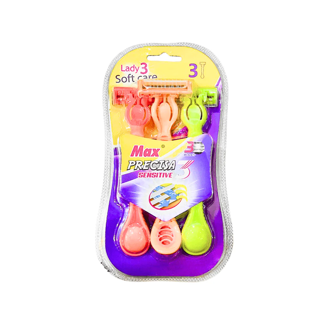 شفرات حلاقة سيت ثلاثي لايدي | Lady 3 Soft Care Max Precisa Sensitive Razor