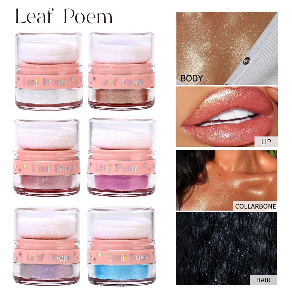 هايلايتر باودر متعدد الاستخدام ليف بوم | Leaf Poem Highlighter Powder - Image 9