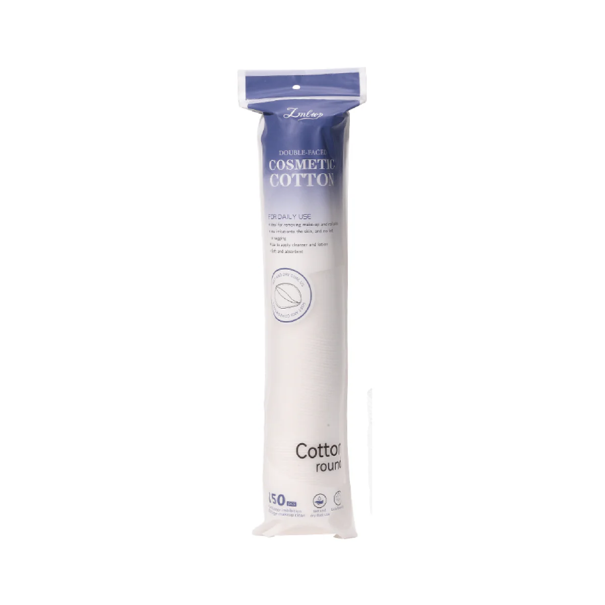 LMLTOP Double Faced Cosmetics Cotton Pad |  بادات قطنية مزدوجة الوجه  – 150 قطعة