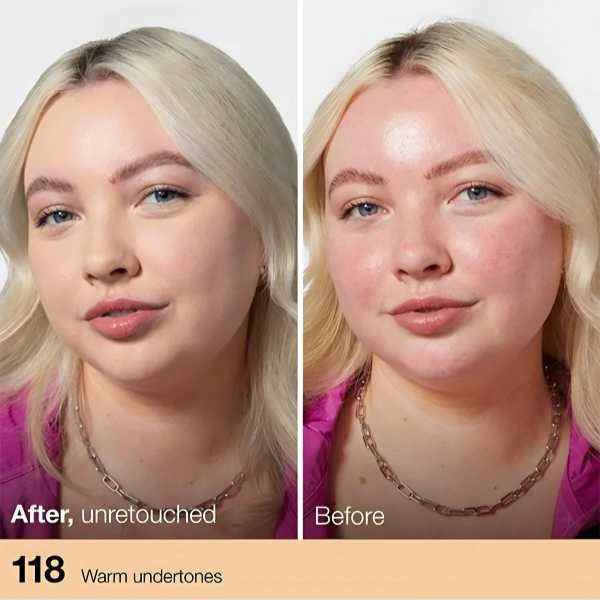 فاونديشن فت مي مايبلين درجة 118 | Maybelline fit me matte + poreless normal to oily foundation 118 - Image 3