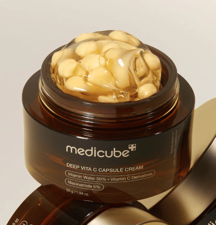 كريم كبسولات فيتامين سي ميدكيوب - 55غرام | Medicube deep vita c capsule cream - Image 2