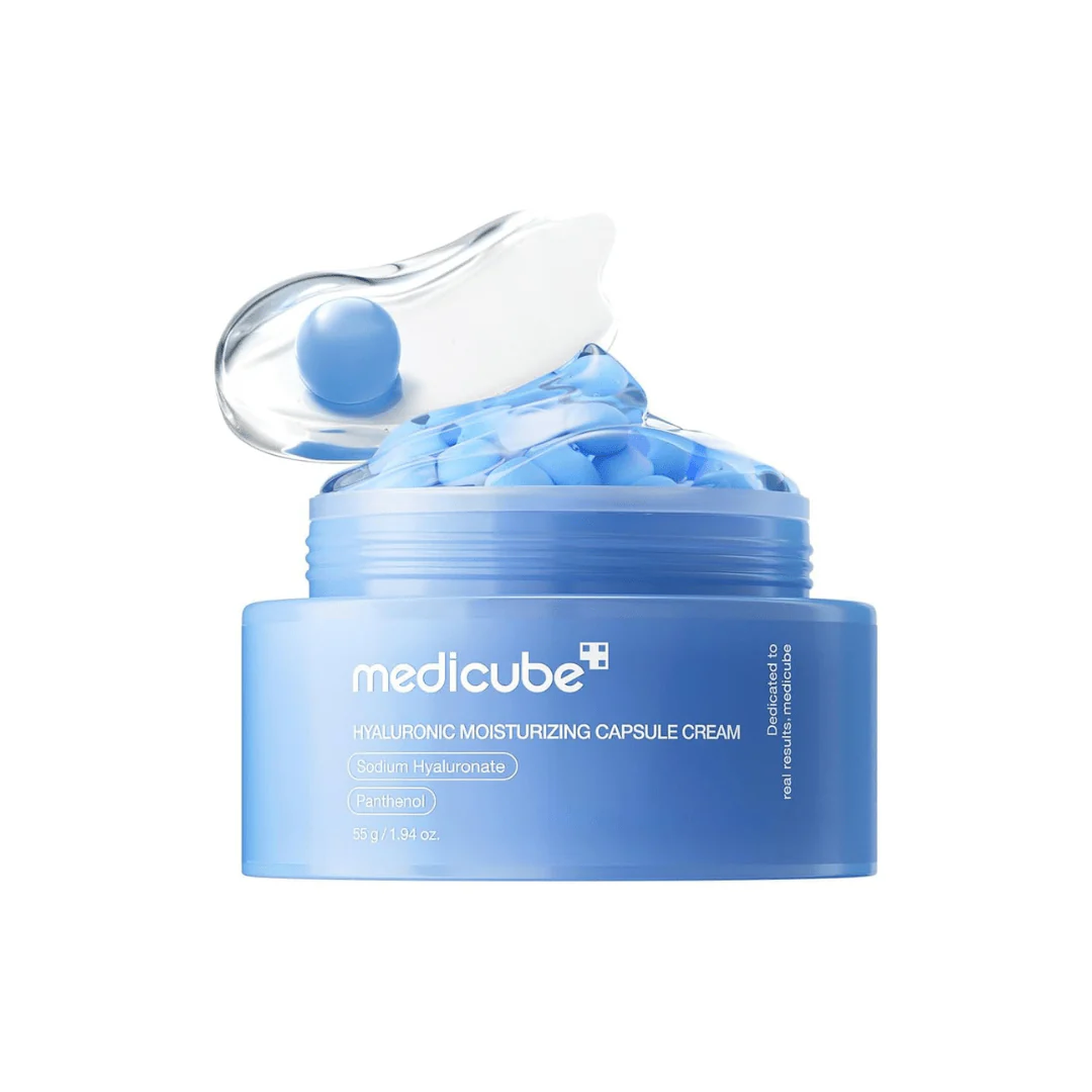 كريم كبسولات هيالورونيك ميدكيوب - 55غرام | Medicube Hyaluronic Moisturizing Capsule Cream