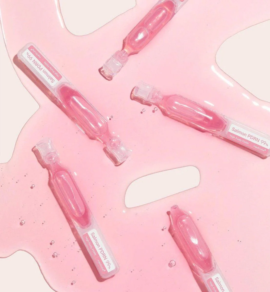 امبولات سيروم السلمون الوردي ميدكيوب | Medicube pdrn pink one day serum - Image 4