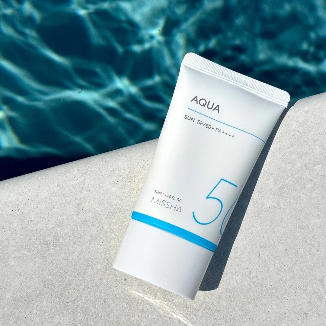 واقي شمس آكوا ميشا - 50مل | Missha Aqua Sunscreen Spf50+ Pa++++ - Image 2