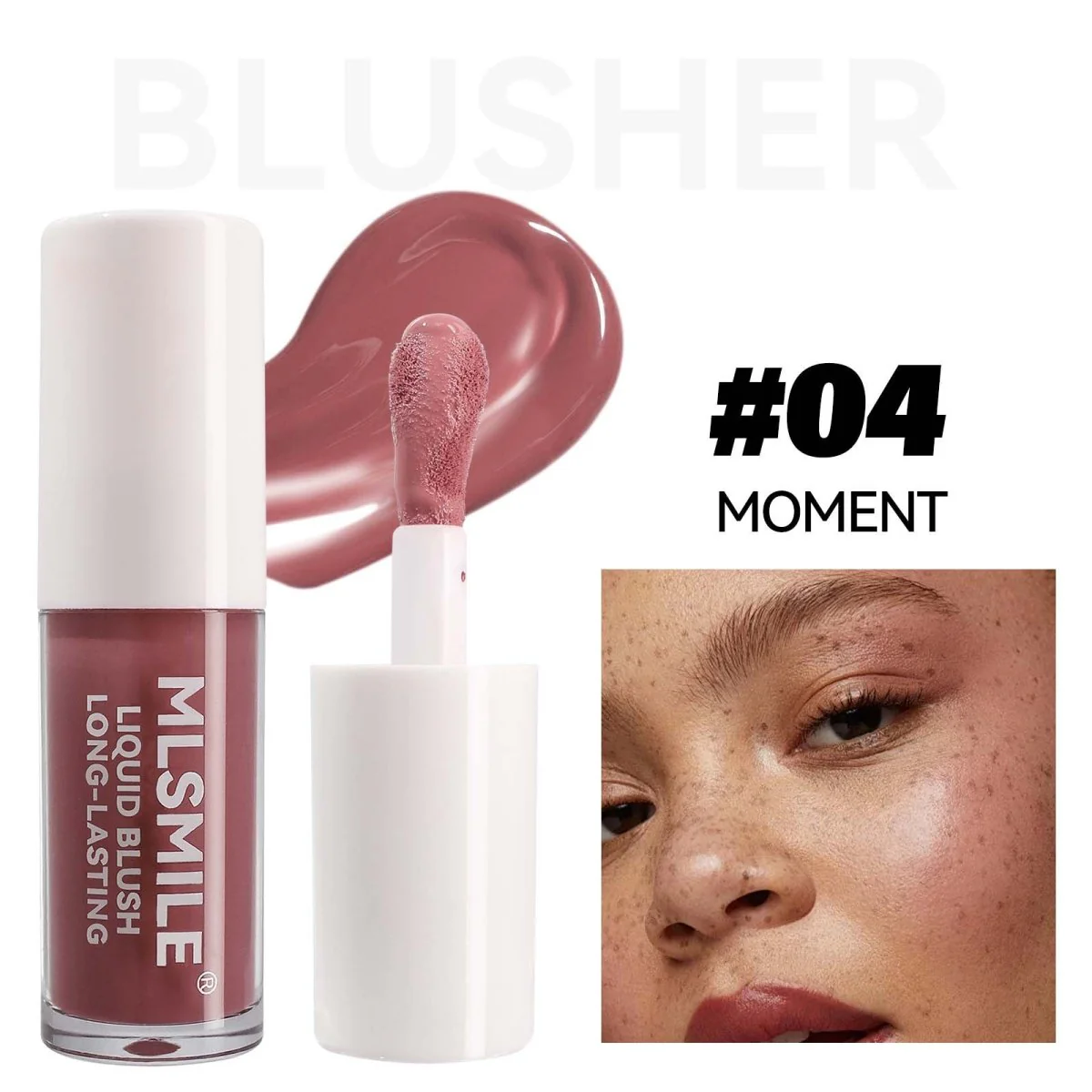 بلشر سائل سمايل | Mlsmile Liquid Blush Long-Lasting - Image 5