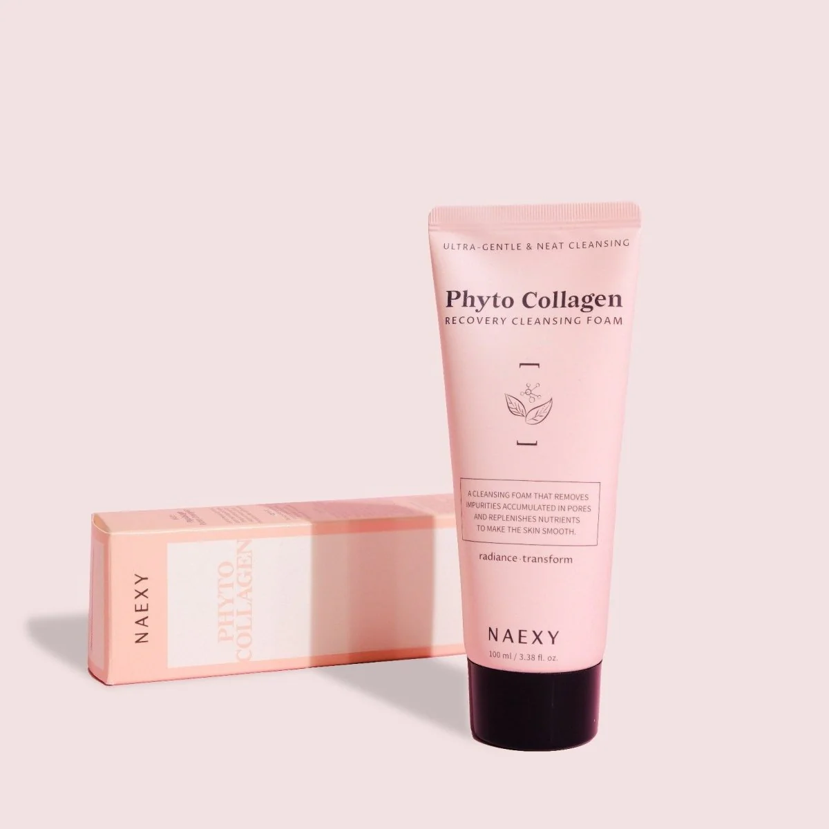 غسول كولاجين للبشرة نايكسي - 100مل | Naexy Phyto Collagen Recovery Cleansing Foam - Image 2