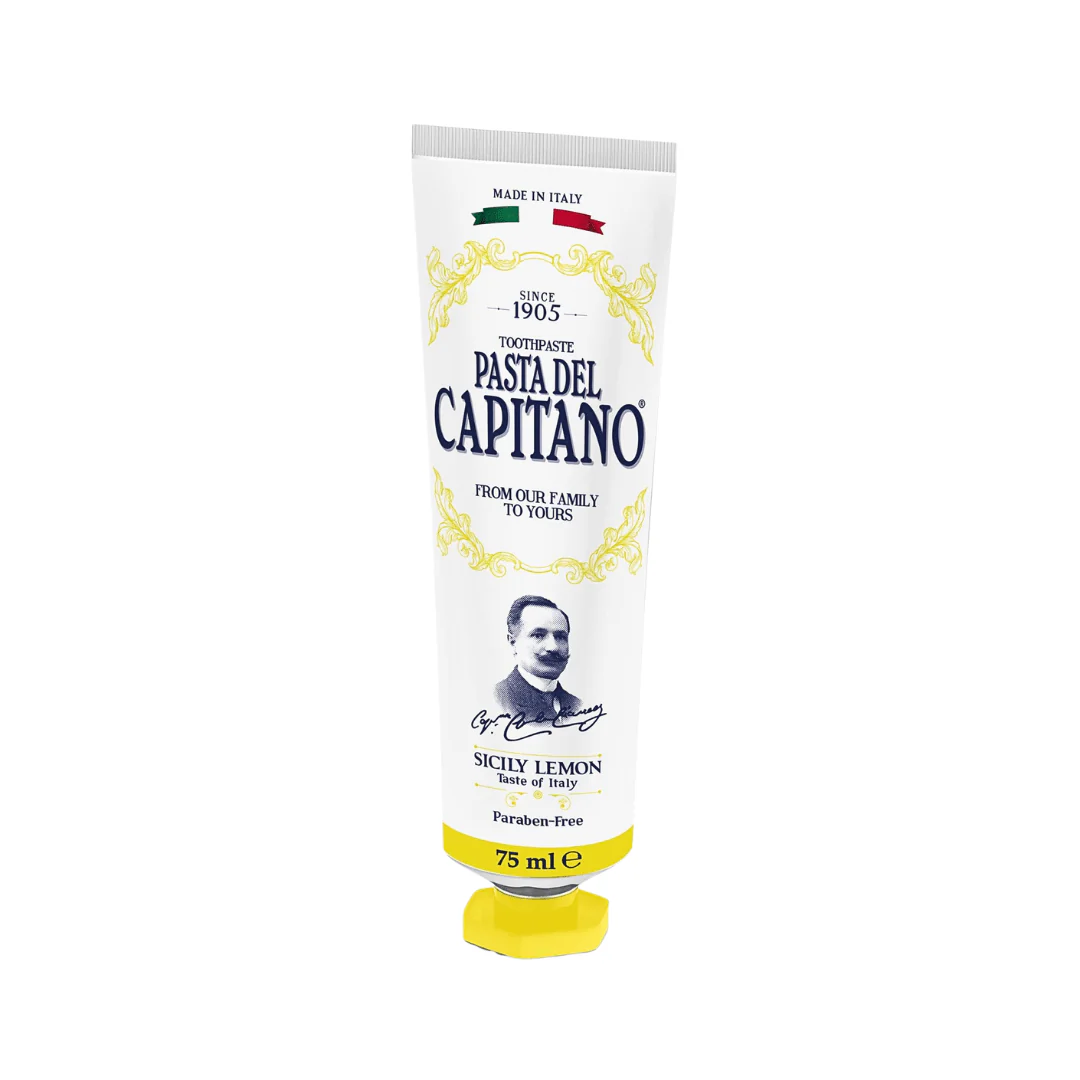 معجون اسنان ليمون ديل كابيتانو - 75مل | Pasta del capitano sicily lemon toothpaste - Image 2