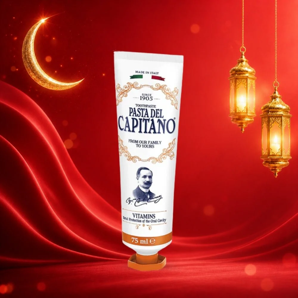 معجون اسنان بالفيتامينات ديل كابيتانو - 75مل | Pasta del capitano vitamins toothpaste