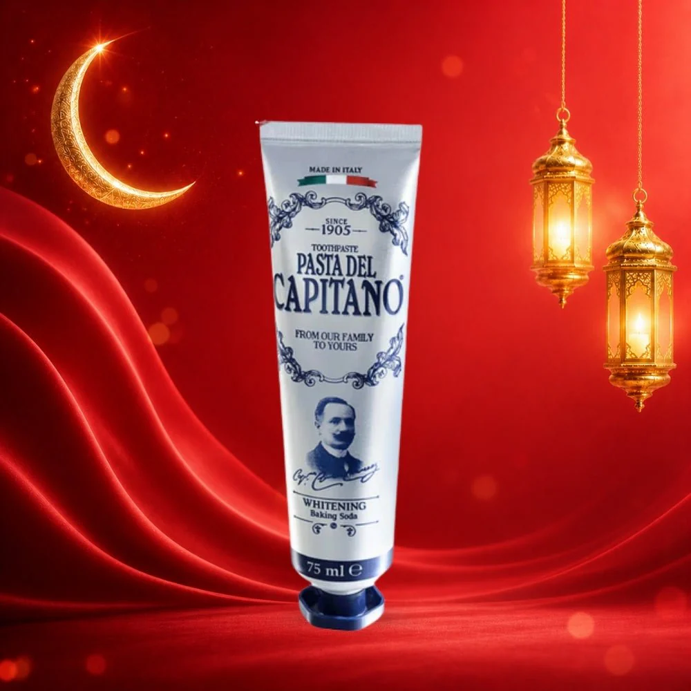 معجون اسنان صودا ديل كابيتانو - 75مل | Pasta del capitano whitening baking sodatoothpaste