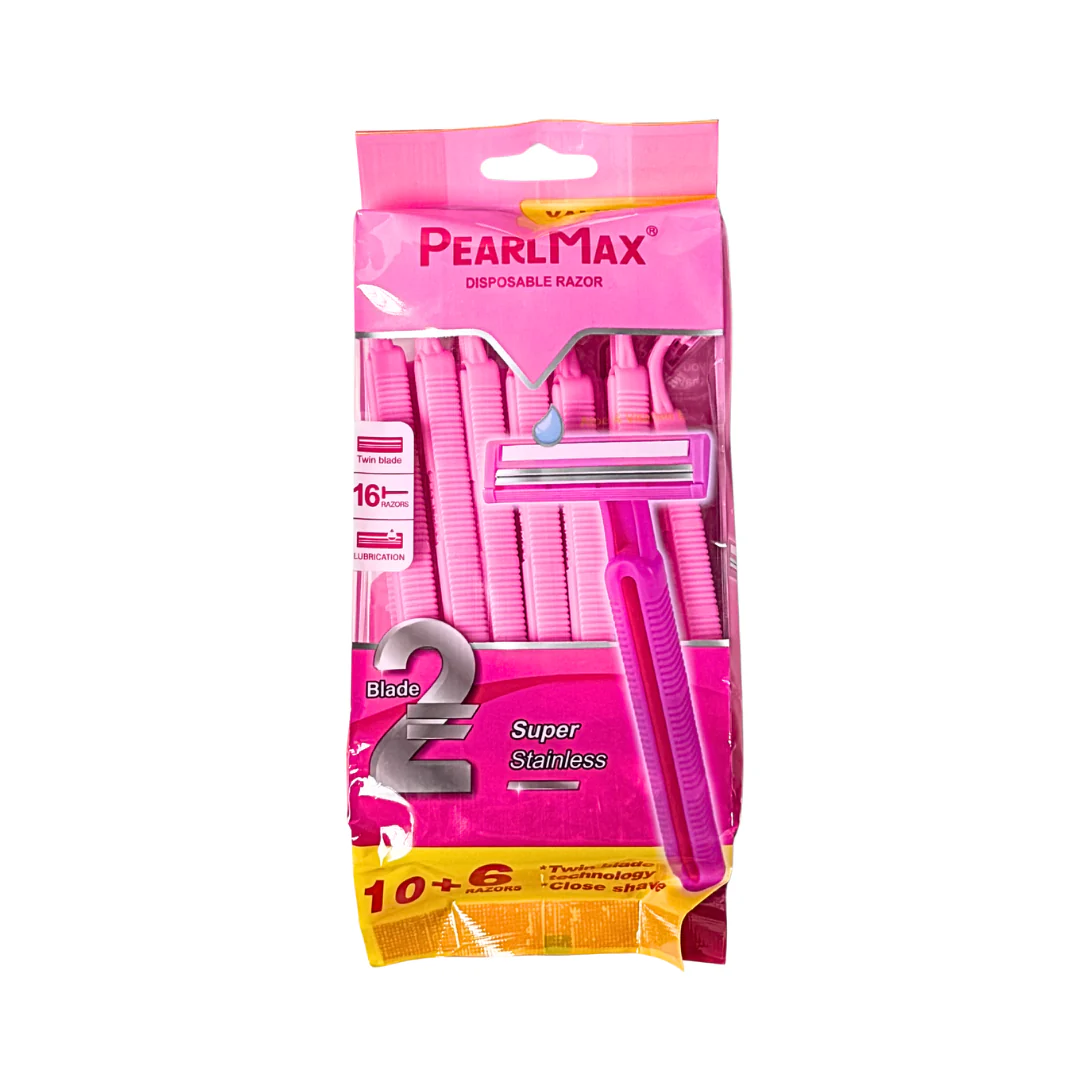 شفرات حلاقة سوبر ستانلس بيرل ماكس 16 قطعة | Pearl max super stainless razor blades
