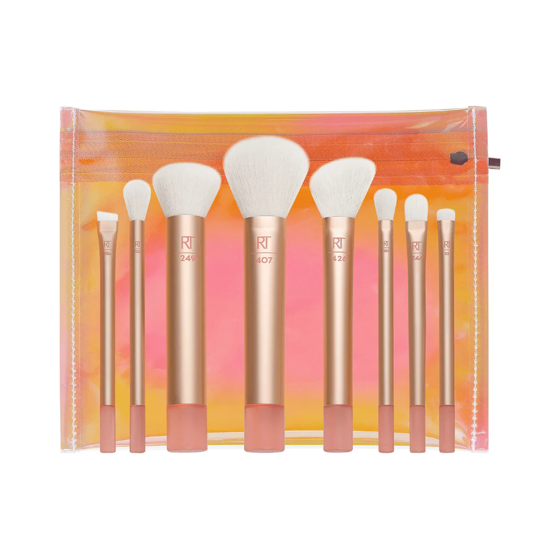 سيت فرش مكياج للسفر ريل تكنيك | Real Techniques the wanderer travel brush kit