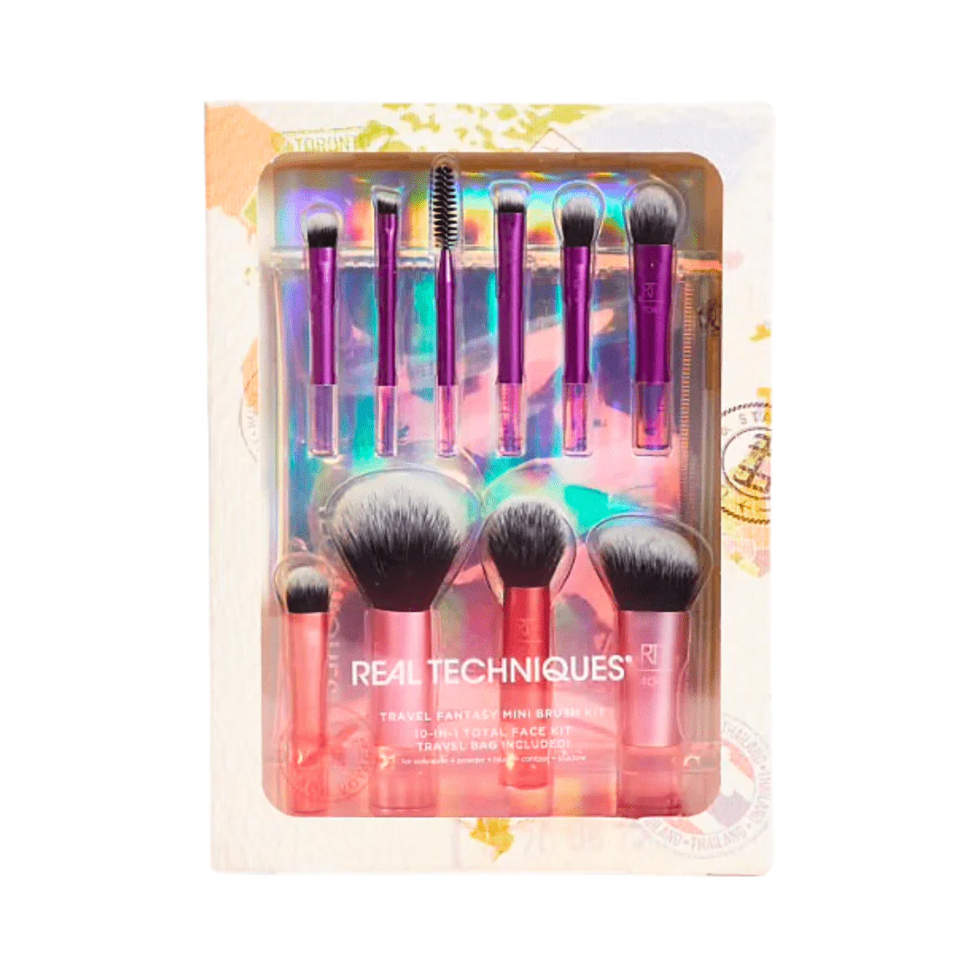 سيت فرش مكياج ميني ريل تكنيك | Real Techniques Travel Fantasy Mini Brush Kit