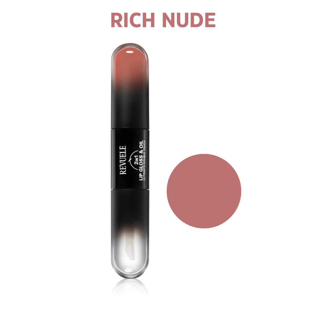 ليب كلوس 2 في 1 ريفولي | Revuele 2in1 Lip Gloss & Oil - Image 4