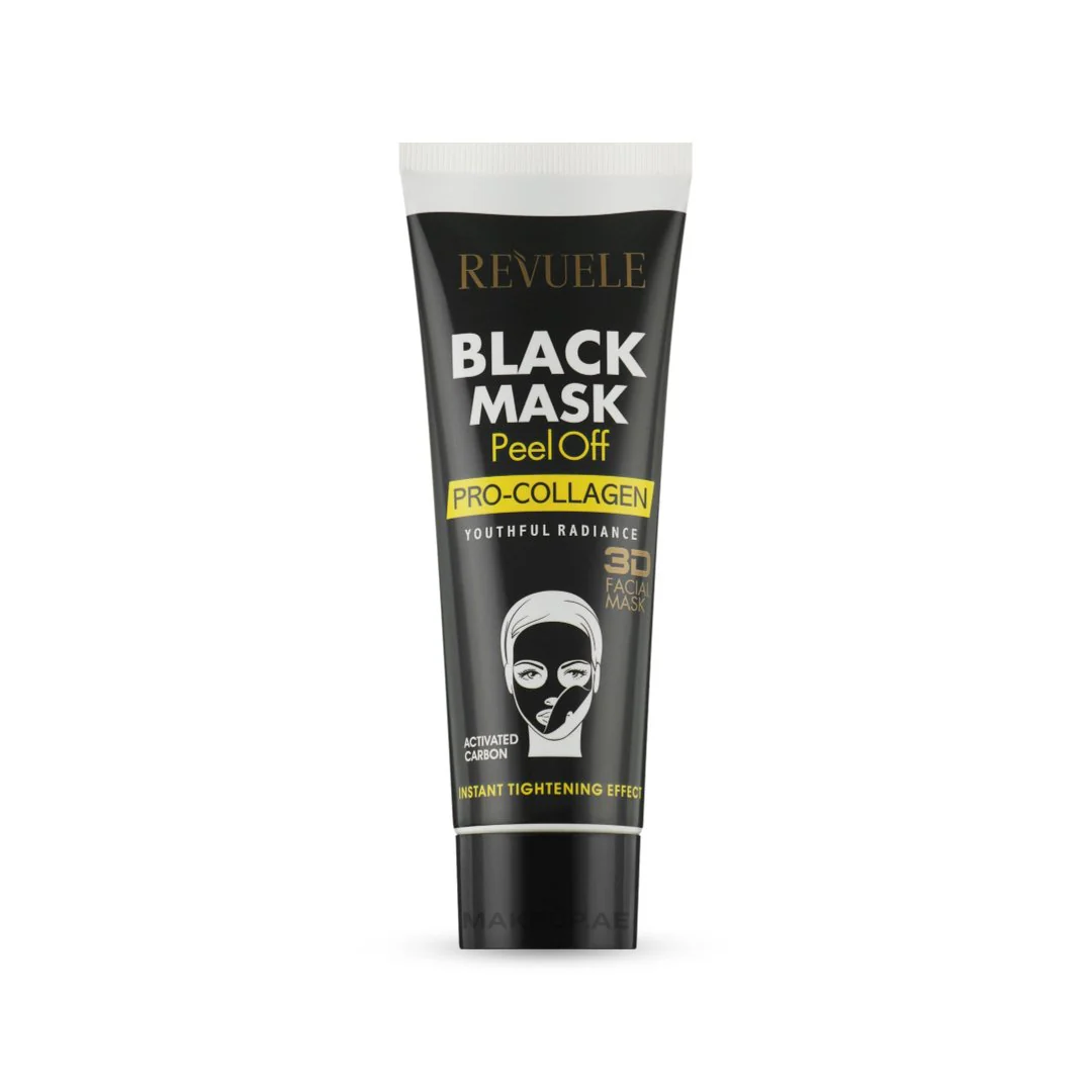 قناع ماسك ريفولي للبشرة | Revuele Black Mask Peel Off Pro-Collagen