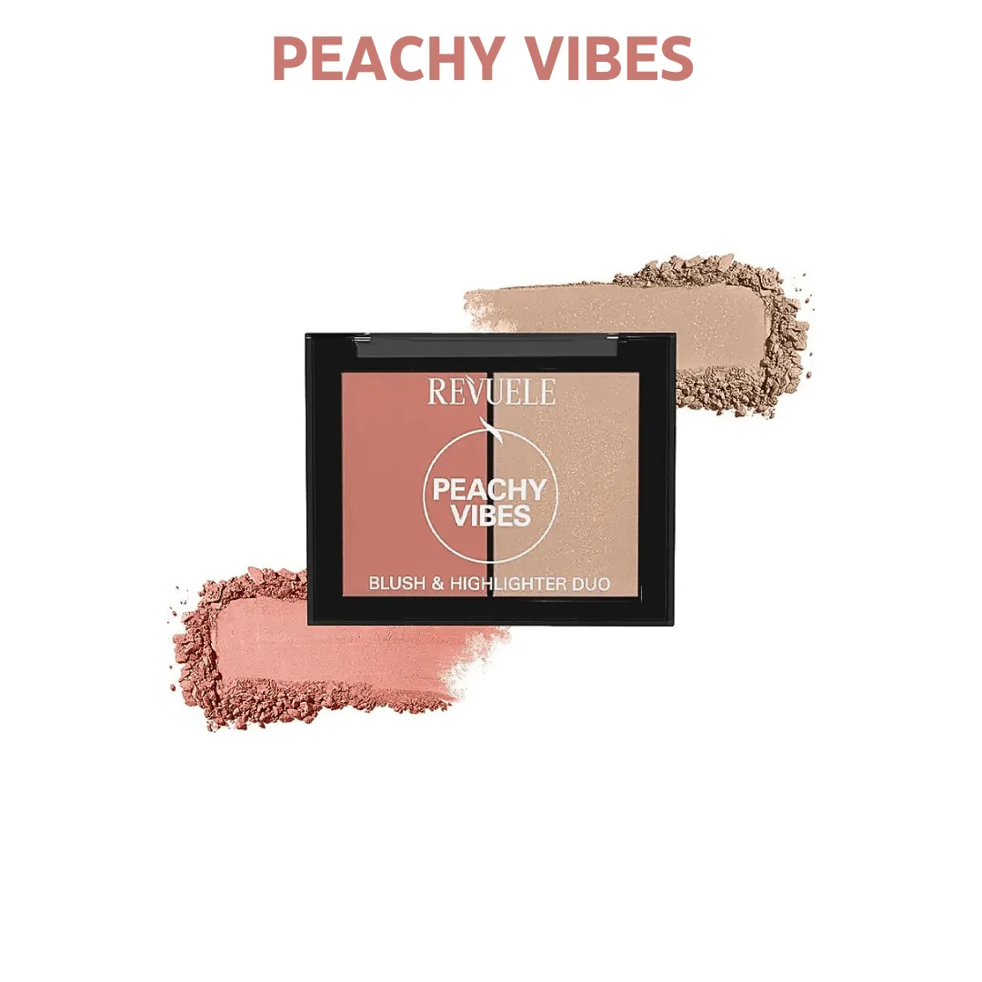احمر خدود + هايلايتر ريفولي | Revuele Blush & Highlighter Duo - Image 3