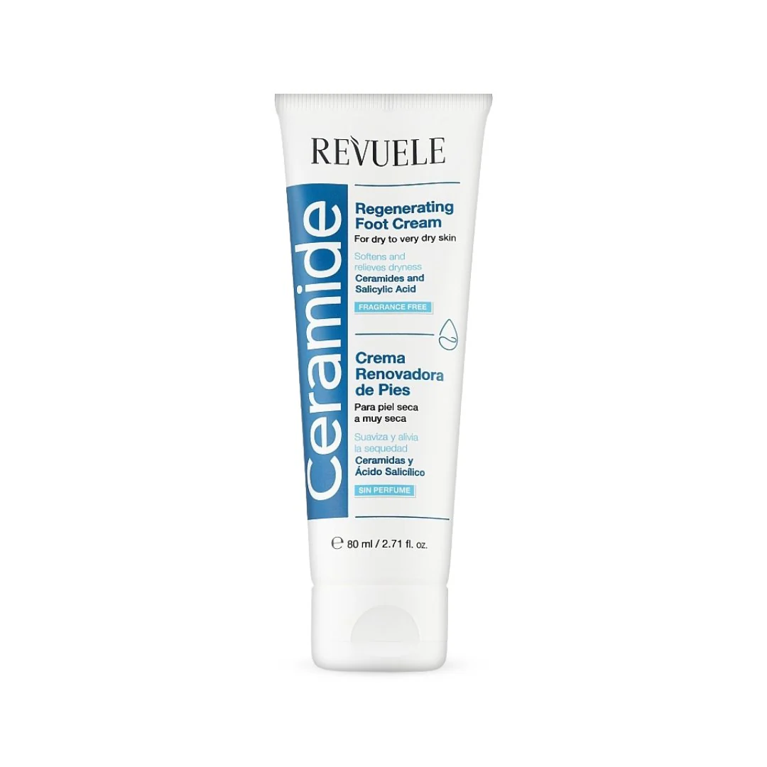 كريم مرطب ومعالج للقدم ريفولي - 80مل | Revuele Ceramide Regenerating Foot Cream