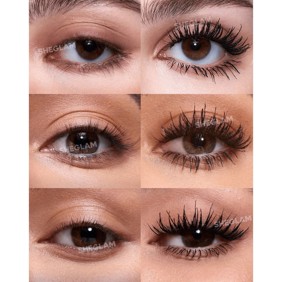 مسكارة لتطويل وتكثيف الرموش شيكلام | Sheglam All in One Volume & Length Mascara Washable Black - Image 4