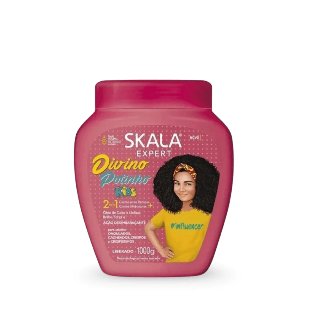 Skala Divino Potinho Creme | كريم ترطيب الشعر الكيرلي سكالا 2 في 1 – 1000 غرام