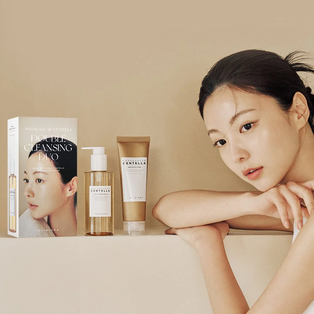 بكج التنظيف المزدوج سينتيلا مدغشقر | SKIN1004 centella madagascar double cleansing duo - Image 2