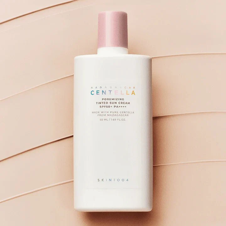 واقي شمس مع لون سينتيلا مدغشقر - 50مل | SKIN1004 madagascar centella poremizing tinted sun cream spf50+ pa++++ - Image 3