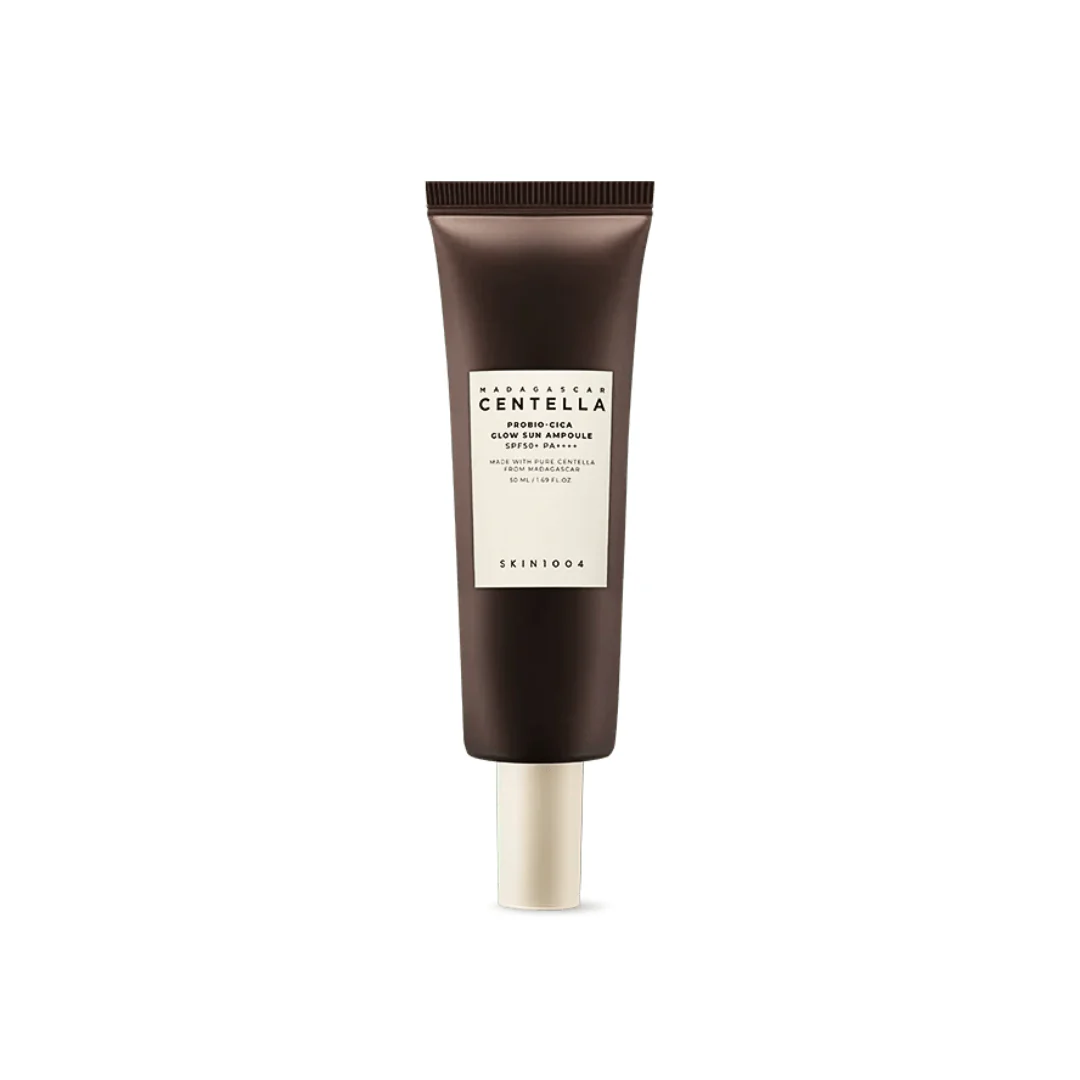 واقي شمس بروبايو سيكا مدغشقر - 50مل | SKIN1004 madagascar centella probio-cica glow sun ampoule Spf50+  PA++++