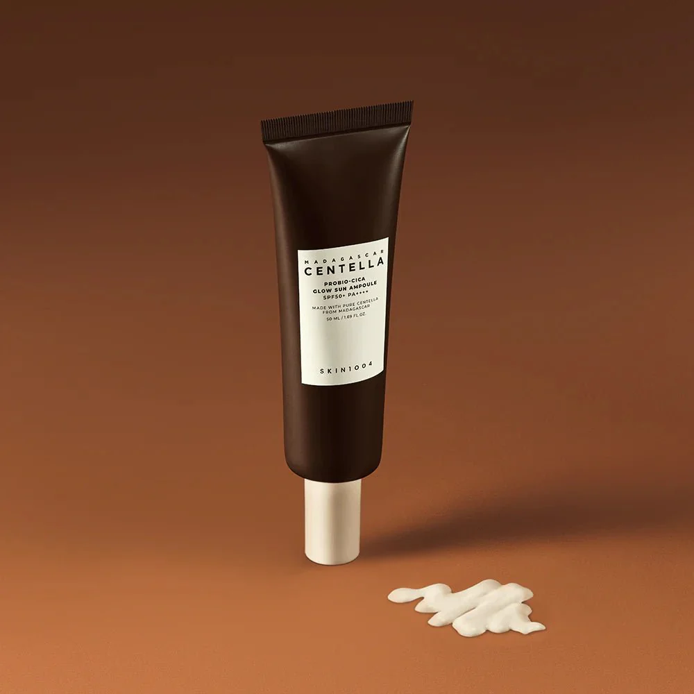 واقي شمس بروبايو سيكا مدغشقر - 50مل | SKIN1004 madagascar centella probio-cica glow sun ampoule Spf50+  PA++++ - Image 2