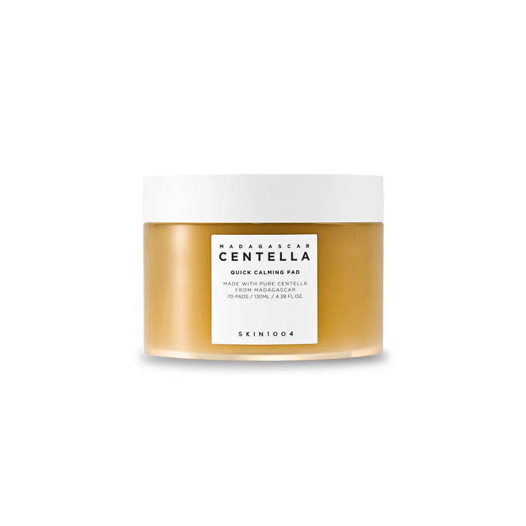 بادات سينتيلا لتهدئة البشرة مدغشقر - 130مل | SKIN1004 madagascar centella quick calming pad