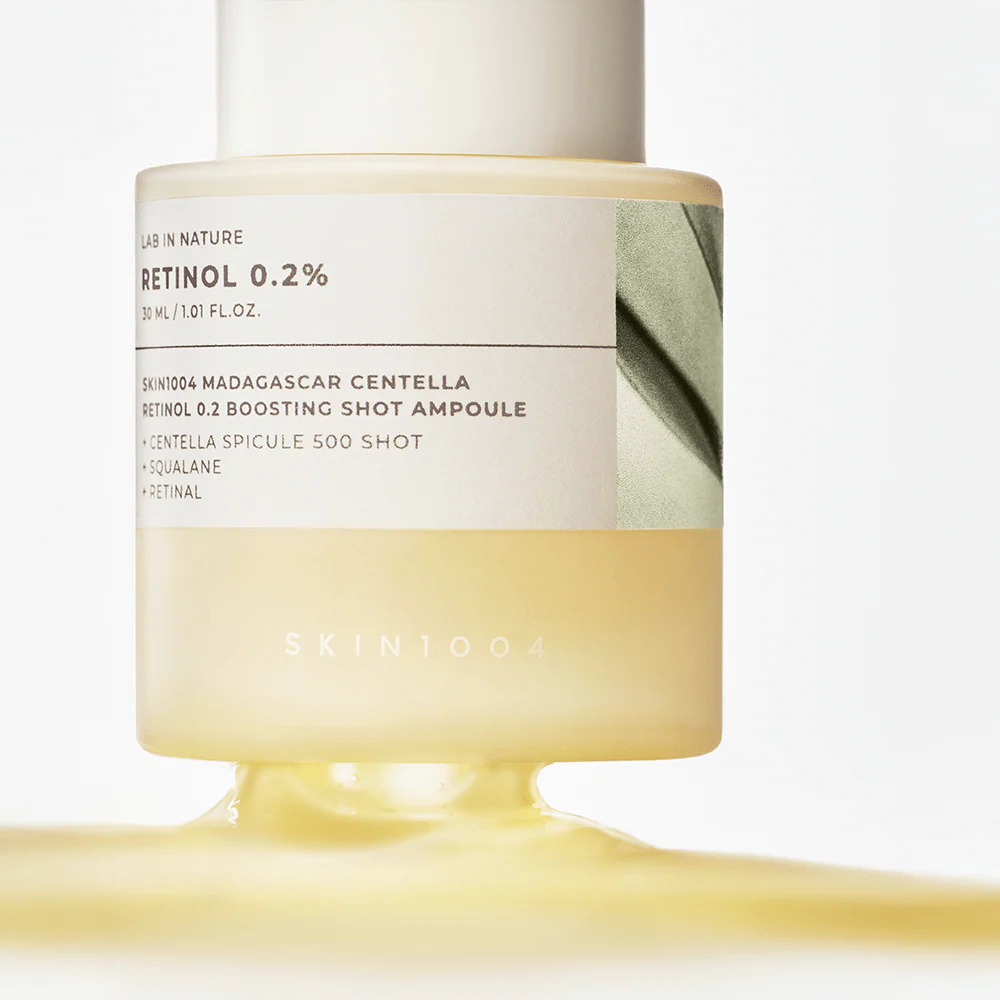 امبولة سيروم ريتينول مدغشقر 30مل | SKIN1004 madagascar centella retinol 0.2 boosting shot ampoule - Image 2