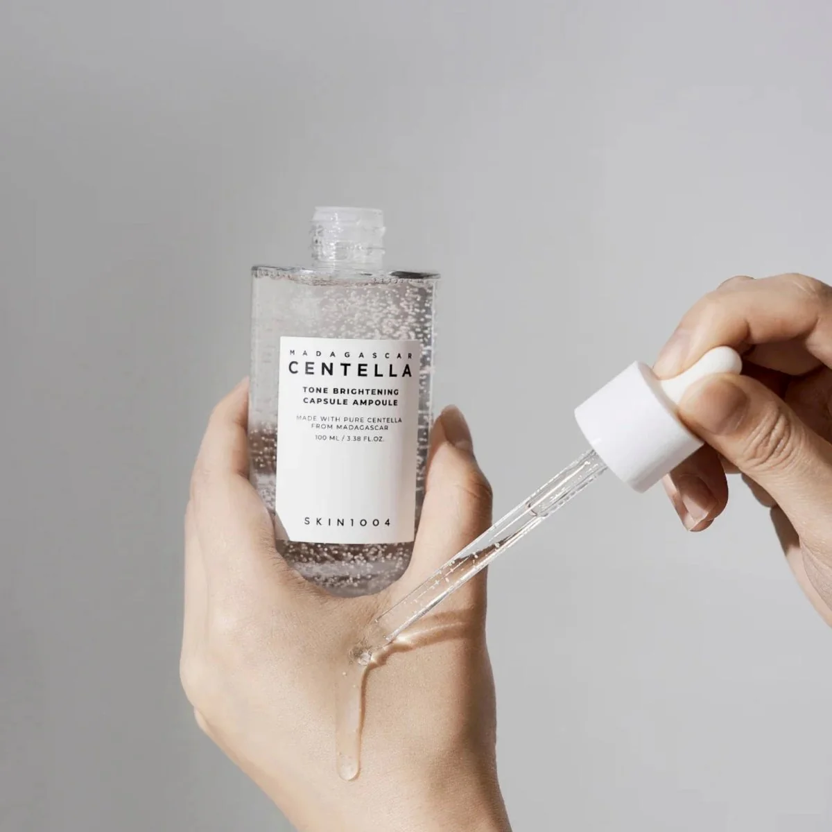 امبولة سيروم لتفتيح البشرة مدغشقر كبير - 100مل | SKIN1004 Madagascar Centella Tone Brightening Capsule Ampoule - Image 3
