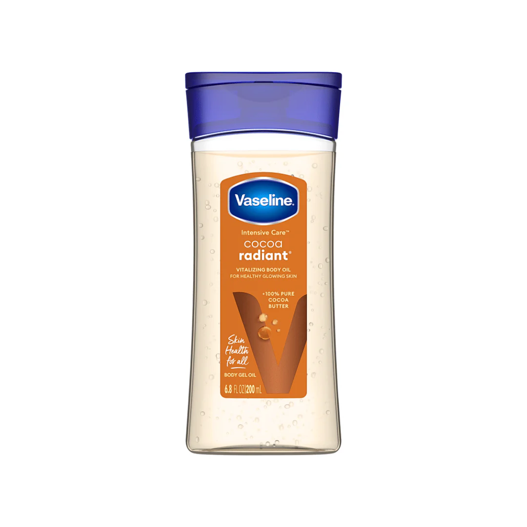 زيت فازلين للجسم بزبدة الكاكاو - 200مل | Vaseline Cocoa Radiant Vitalizing Body Oil