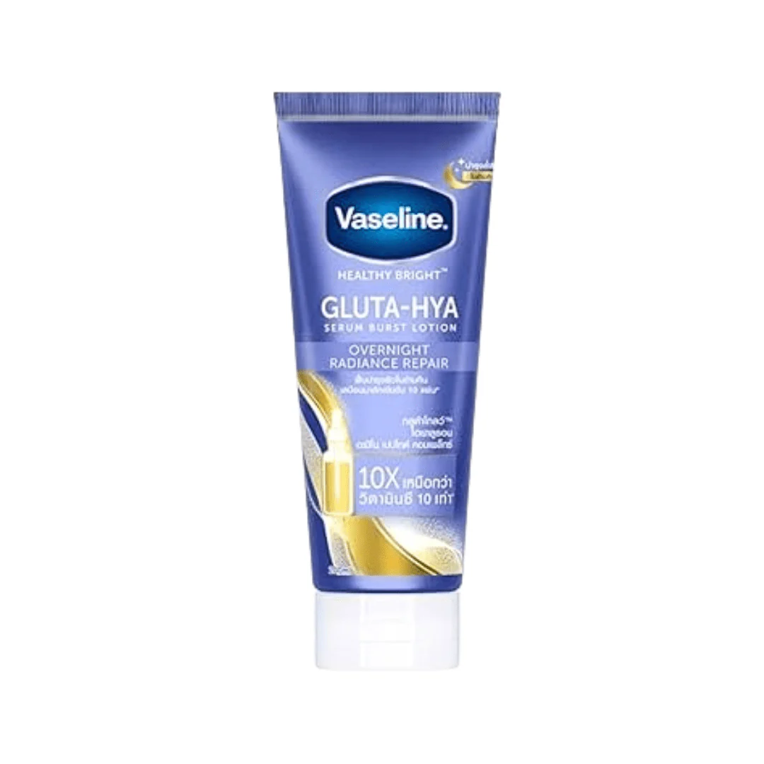 سيروم لوشن ليلي للجسم فازلين - 300مل | Vaseline gluta hya serum burst lotion overnight radiance repair