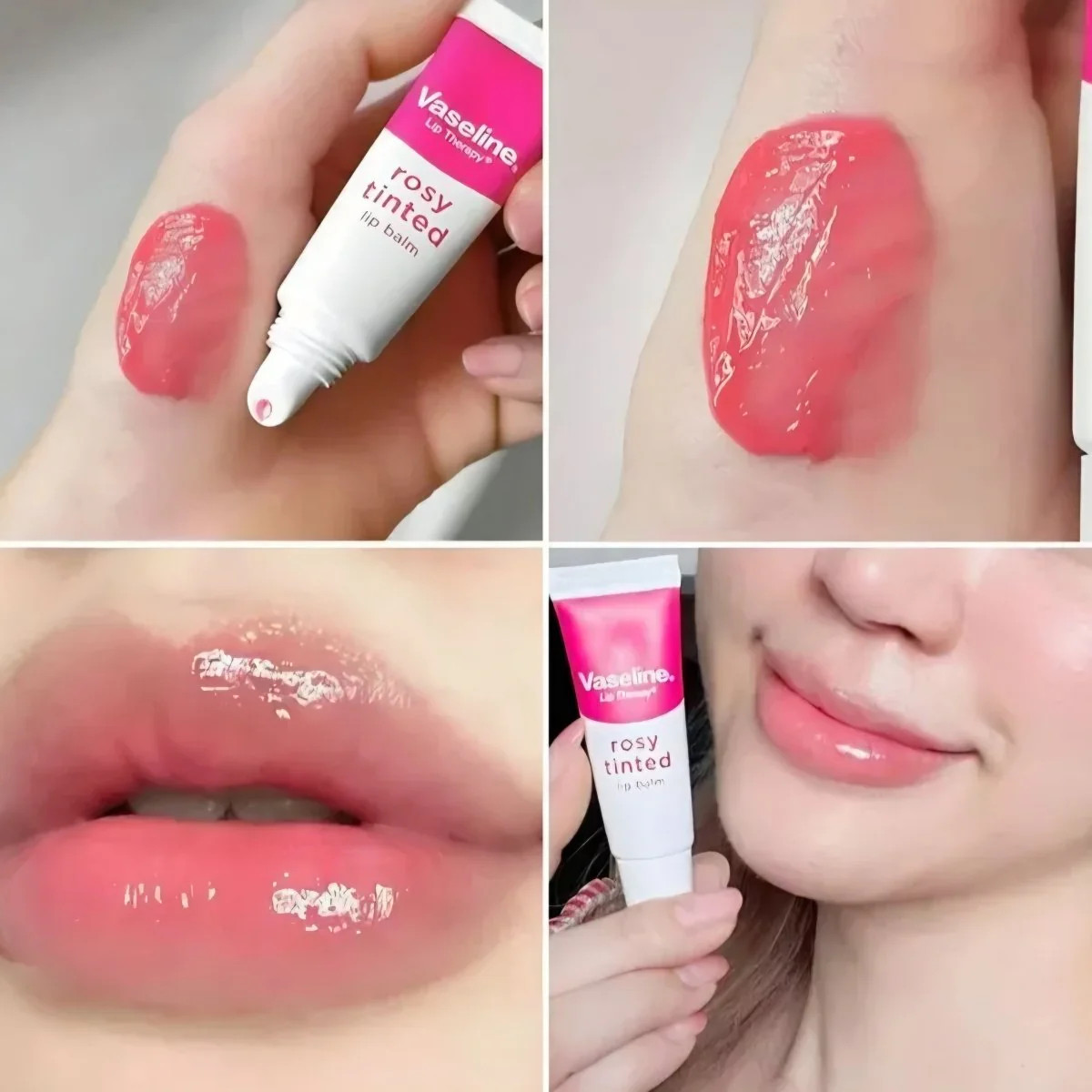 تنت مرطب روزي فازلين | Vaseline lip therapy rosy tinted lip balm - Image 2
